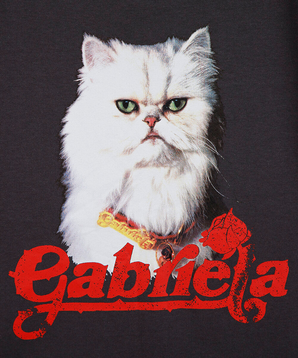 camiseta juvenil de algodão katseye oversized cinza