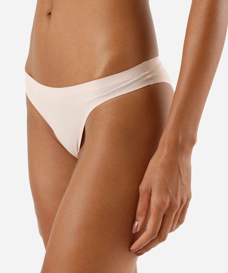 kit de 3 calcinhas biquíni feminina sem costura colorido