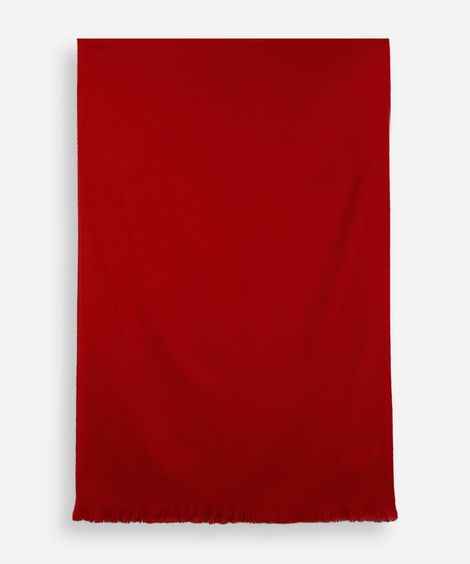 cachecol com franjas mindset vermelho