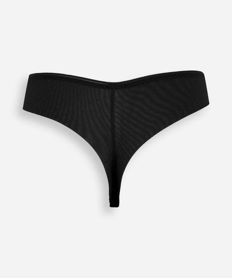 kit de 2 calcinhas fio dental feminina com renda floral colorido