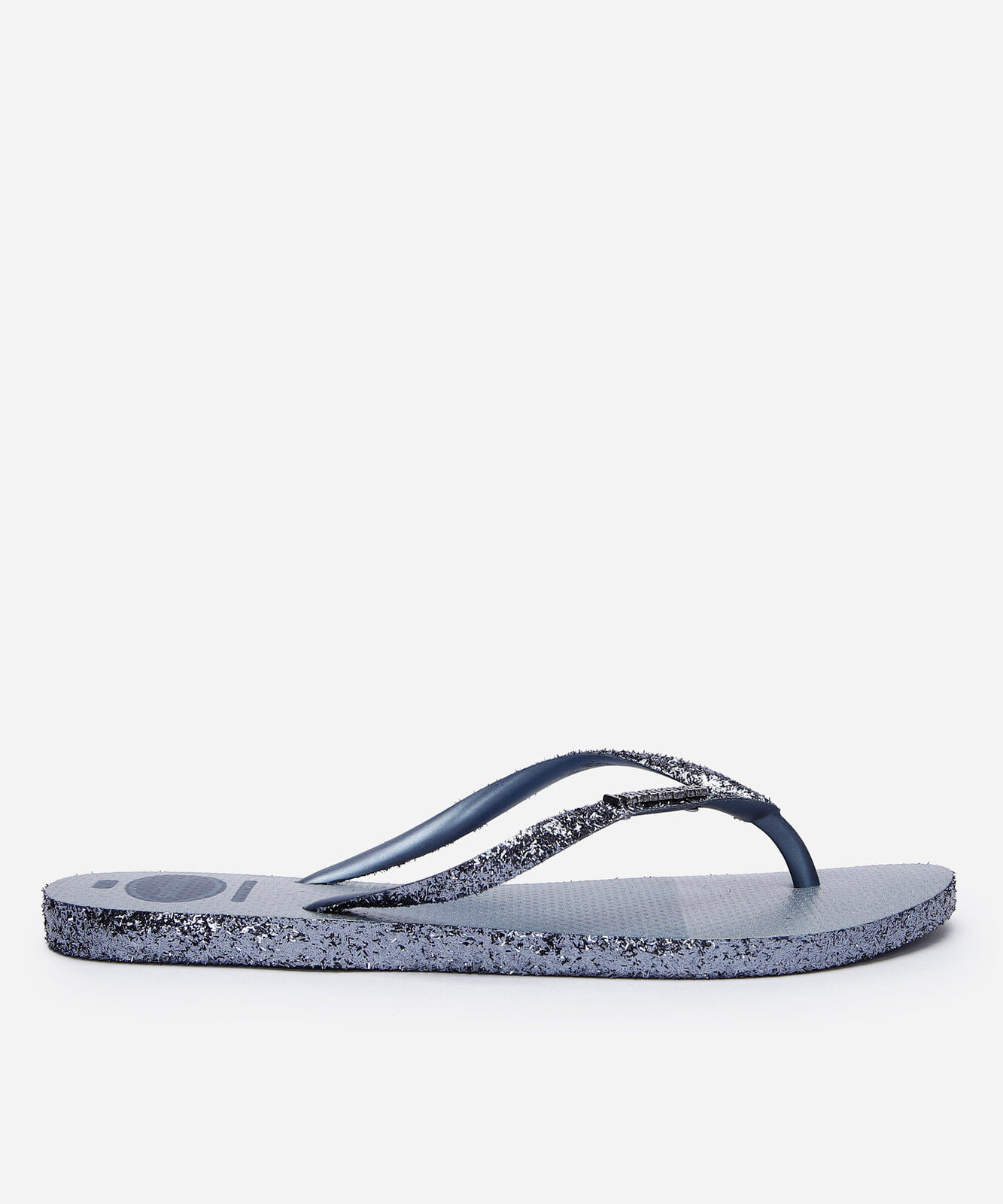 chinelo havaianas feminino glitter azul
