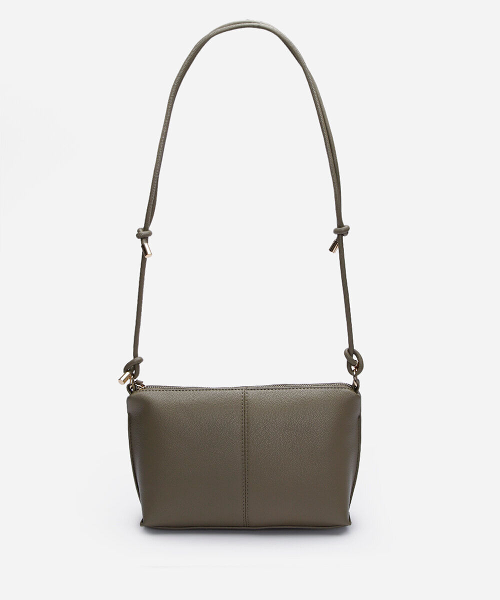 bolsa crossbody alça dupla verde