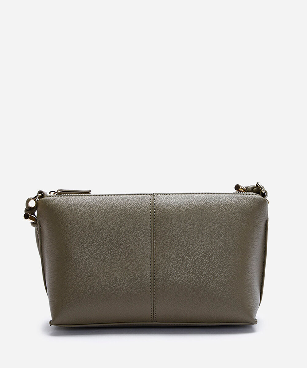 bolsa crossbody alça dupla verde