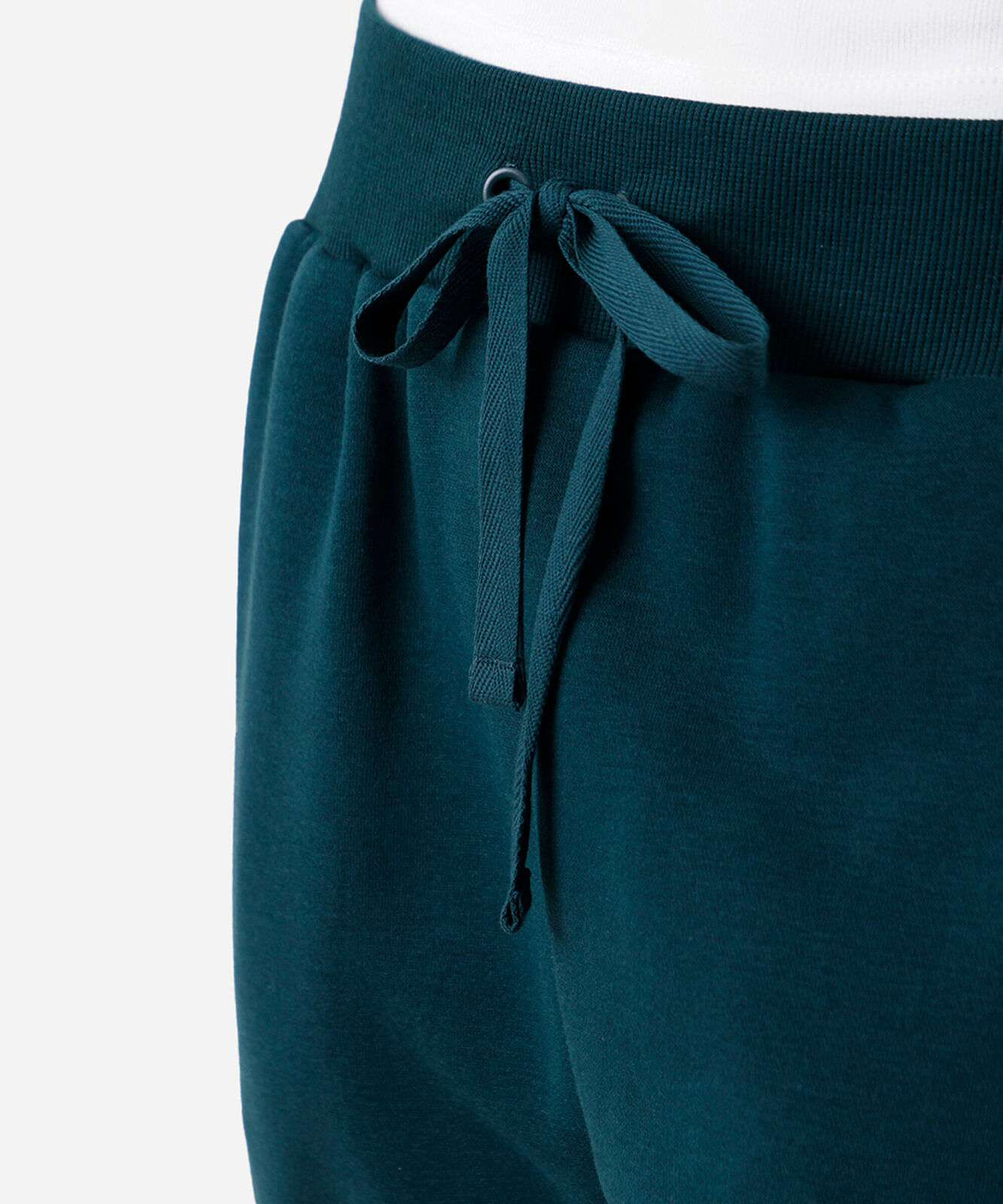 calça jogger feminina de moletom básica verde