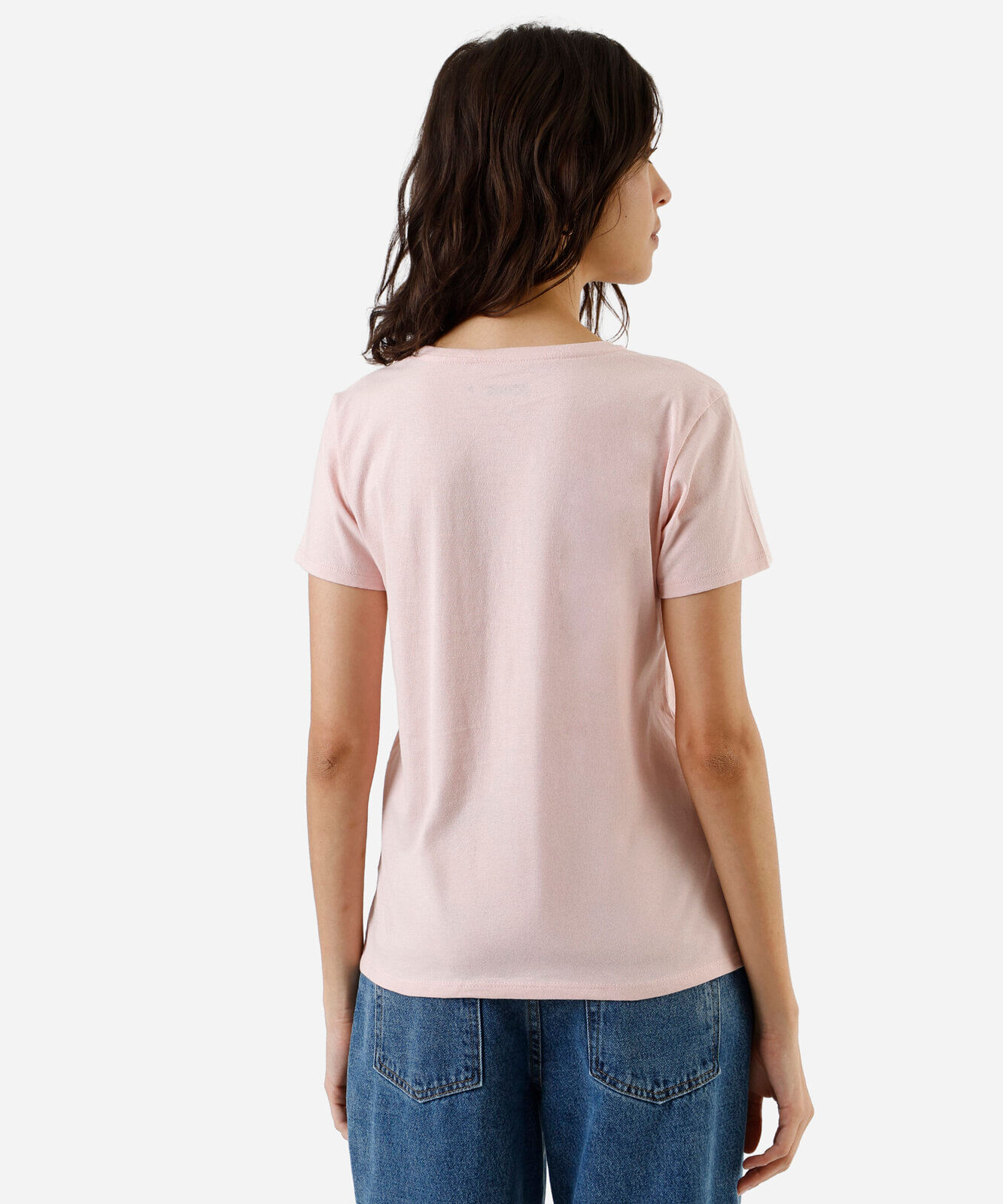 camiseta feminina de algodão estampada hot coffee rosa