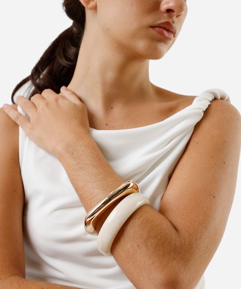 kit de 2 braceletes bangles turtle colorido