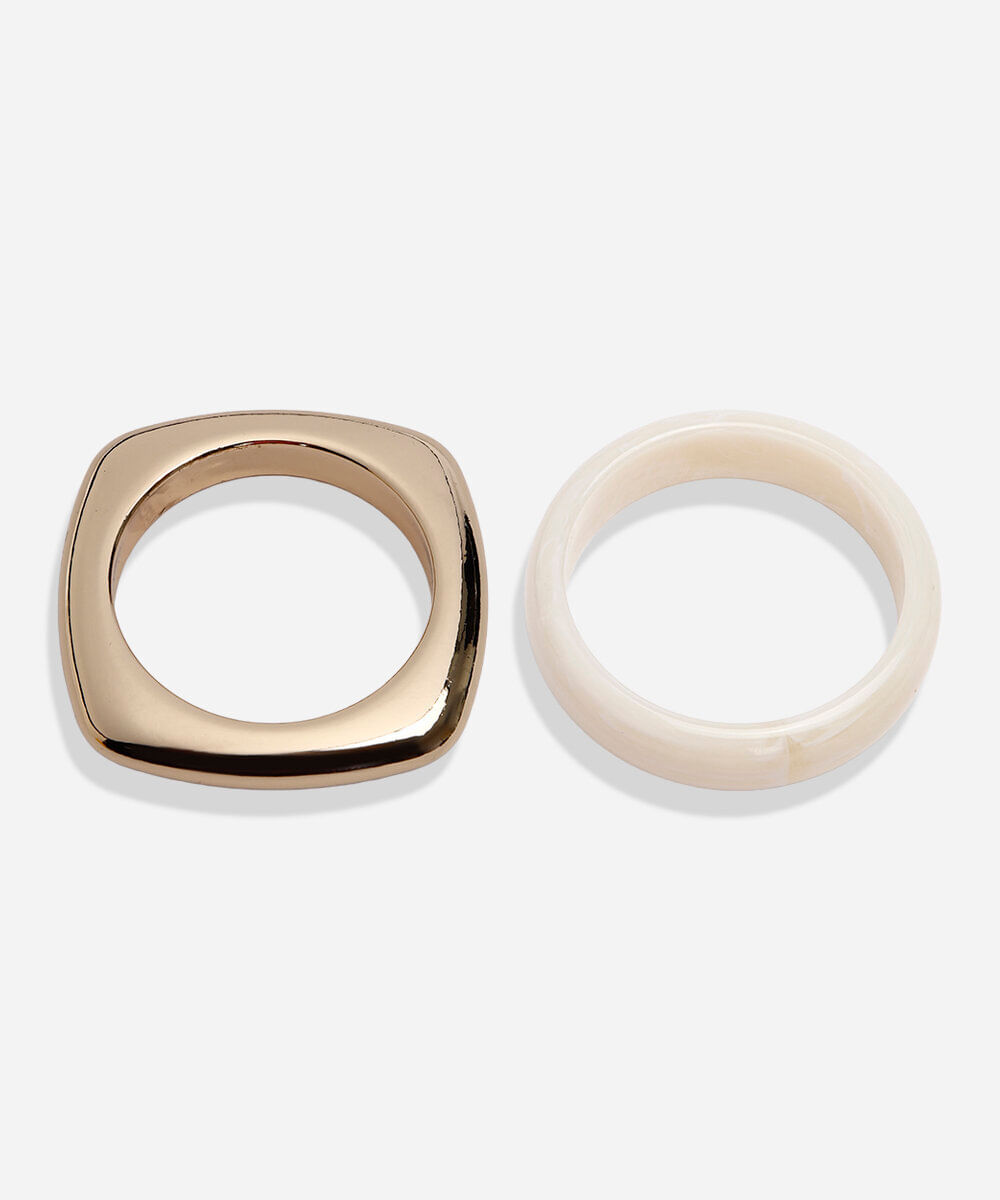 kit de 2 braceletes bangles turtle colorido