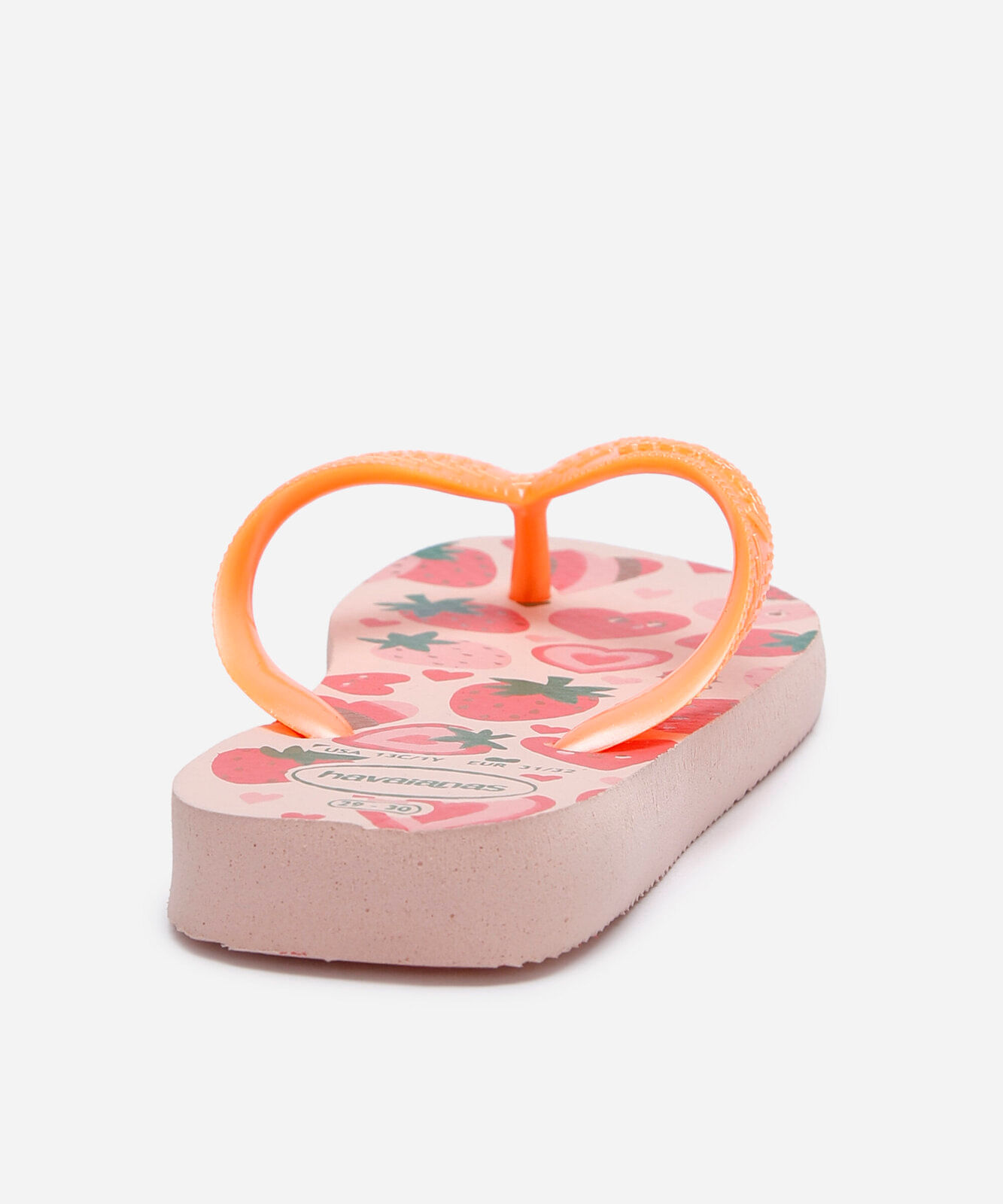 chinelo infantil havaianas estampado rosa