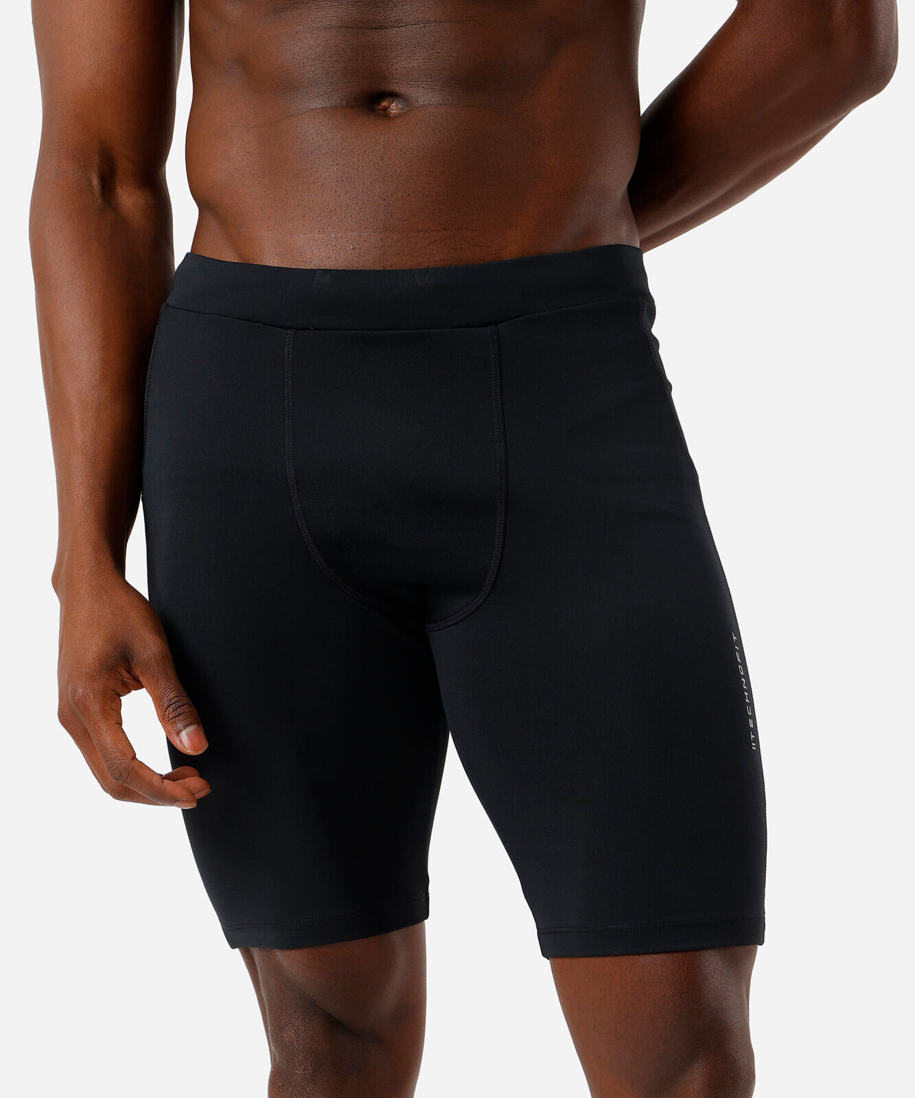 bermuda masculina de compressão preta
