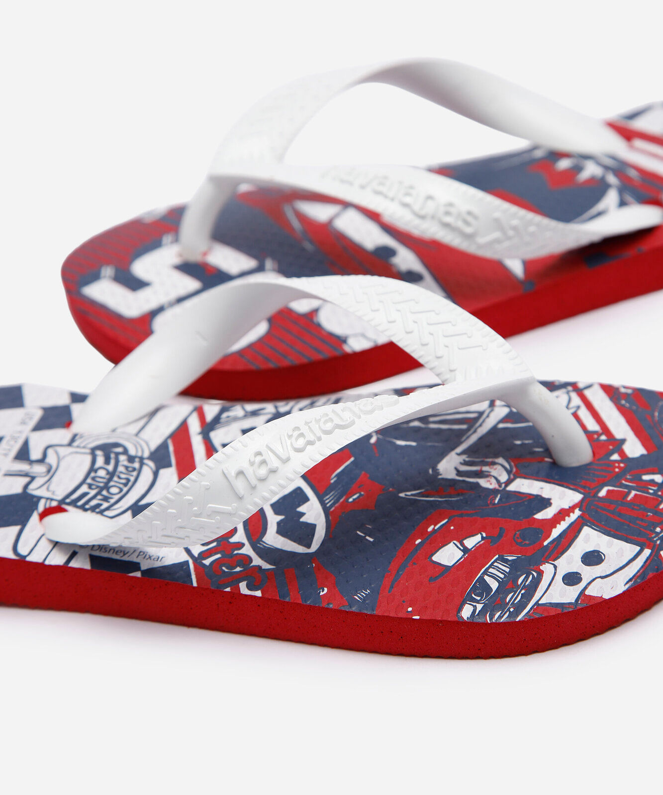 chinelo infantil havaianas disney relâmpago mcqueen vermelha