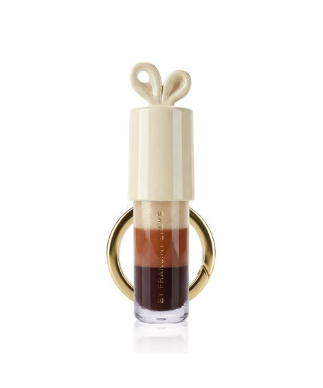 gloss labial fran by franciny ehlke lip bunny triple marrom