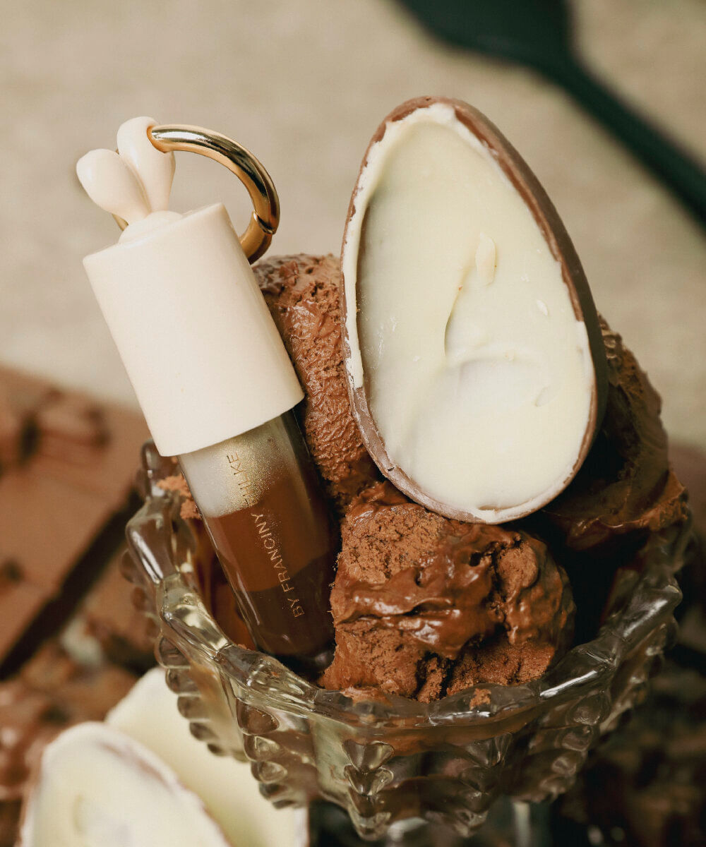 gloss labial fran by franciny ehlke lip bunny triple marrom