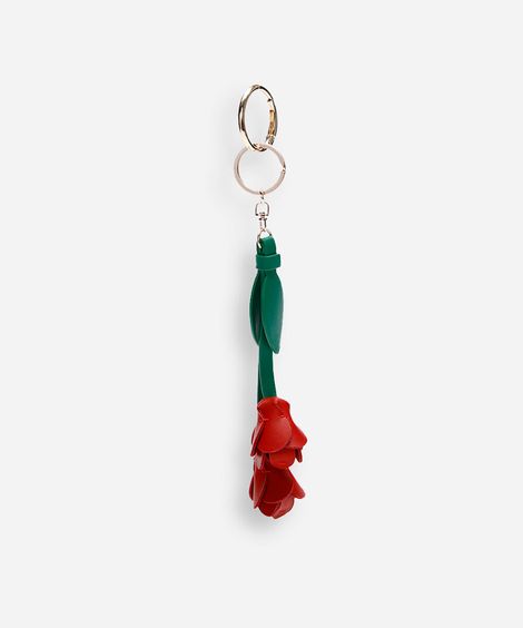 chaveiro bag charm flor colorido