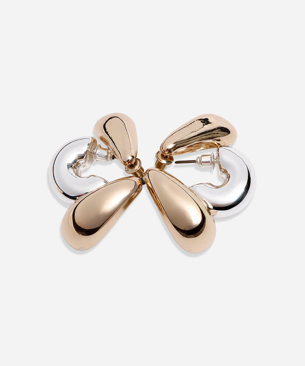 kit de brincos bold mix dourado