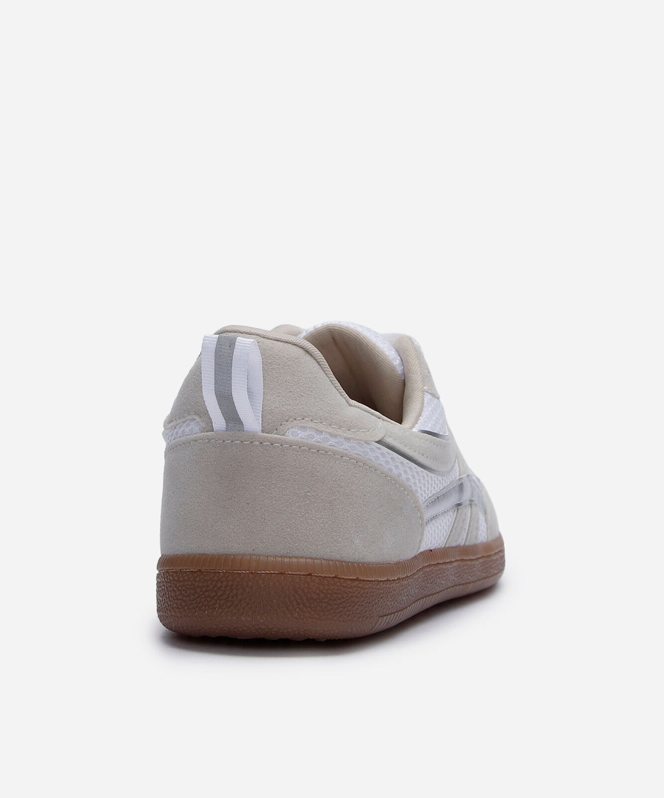 tênis casual feminino texturizado branco