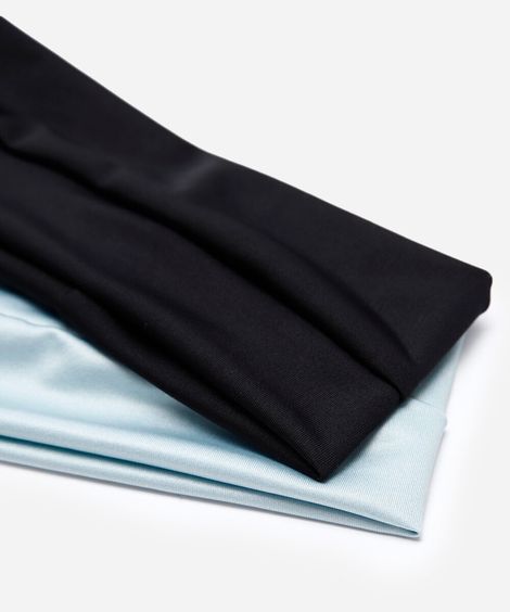 kit de 2 faixas de cabelo  colorido