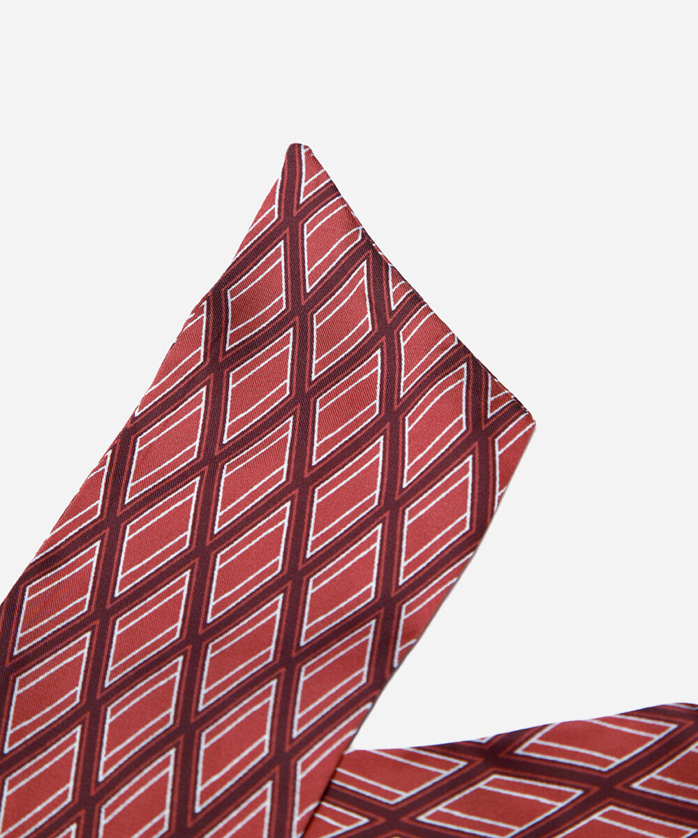 lenço faixa estampado acetinado colorido