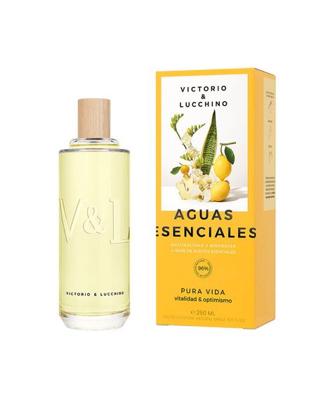 perfume feminino victorio e lucchino aguas esenciales pura vida eau de cologne 250ml