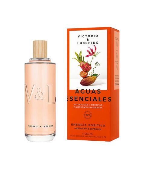 perfume feminino victorio e lucchino aguas esenciales energía positiva eau de cologne 250ml