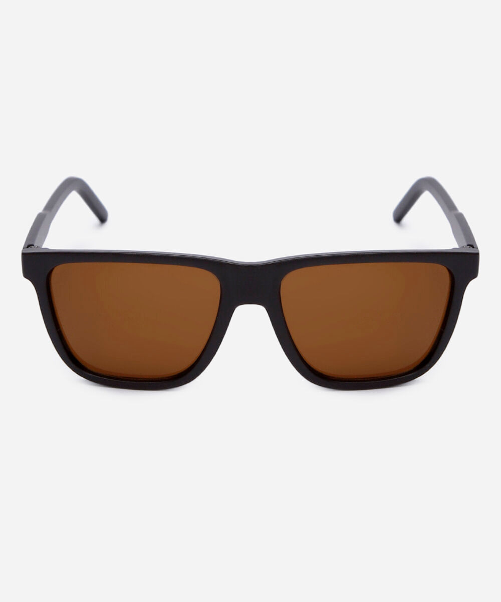 óculos de sol masculino quadrado de acetato triton marrom