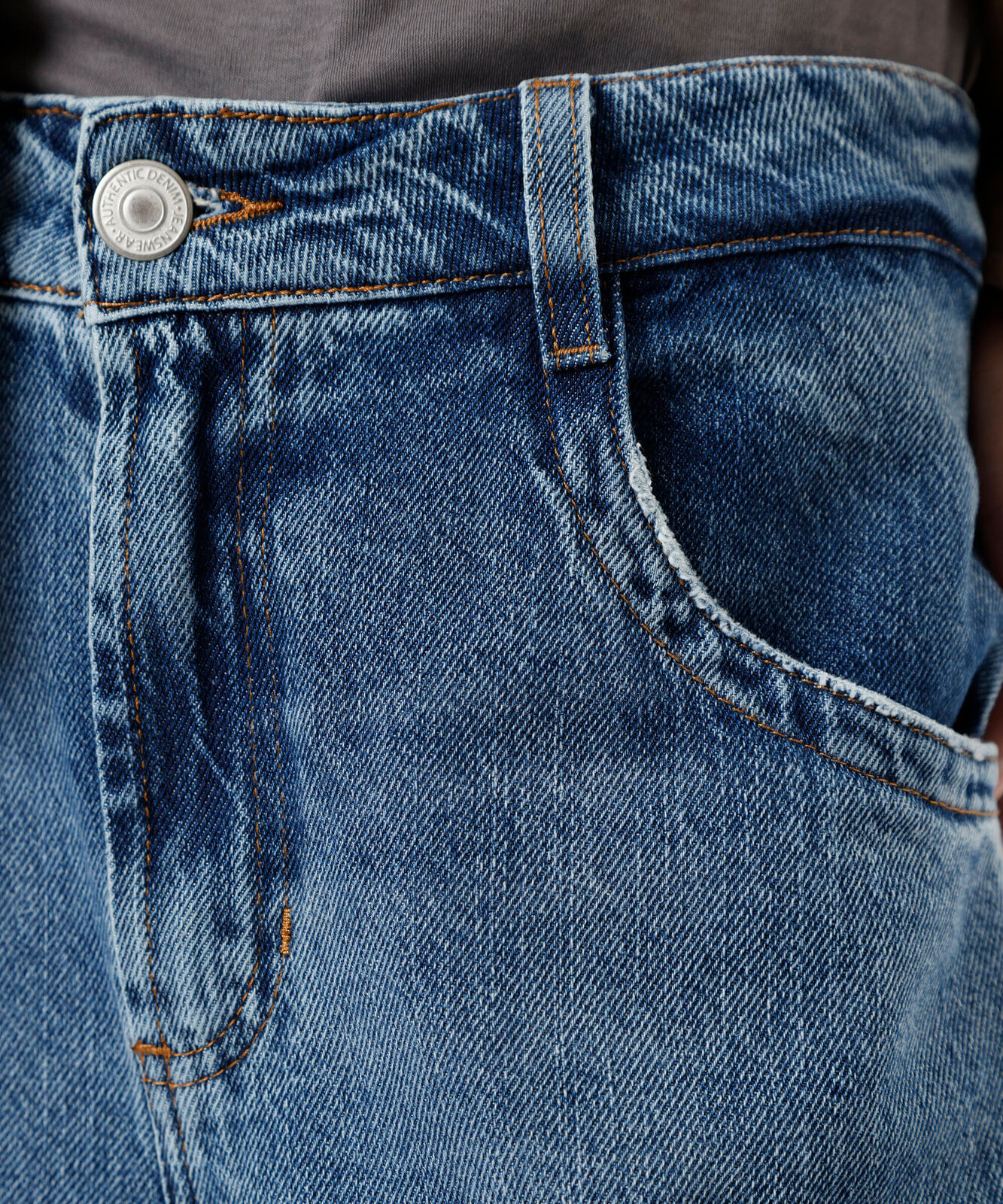 calça aladim feminina jeans cintura média azul