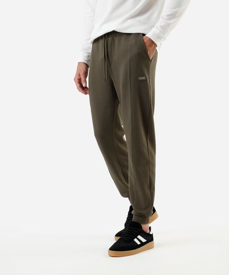 calça jogger masculina de moletom verde
