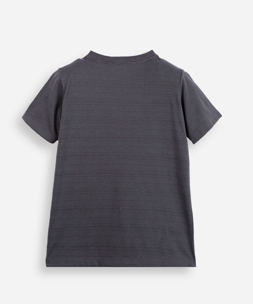 camiseta infantil com algodão sonic cinza