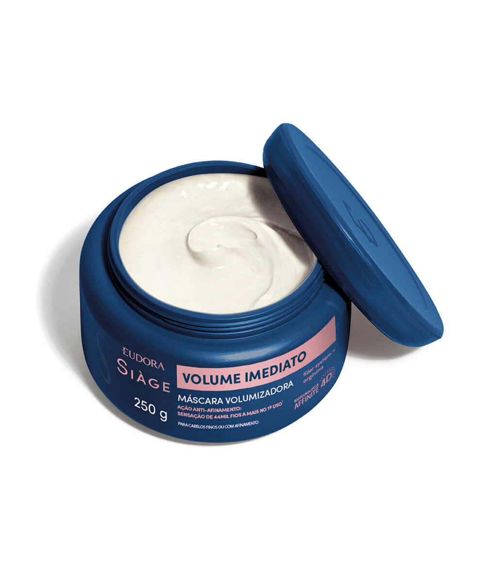 eudora siage máscara capilar volume imediato 250g