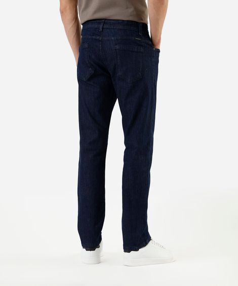 calça slim masculina jeans azul