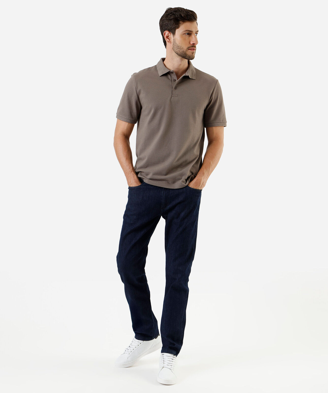 calça slim masculina jeans azul