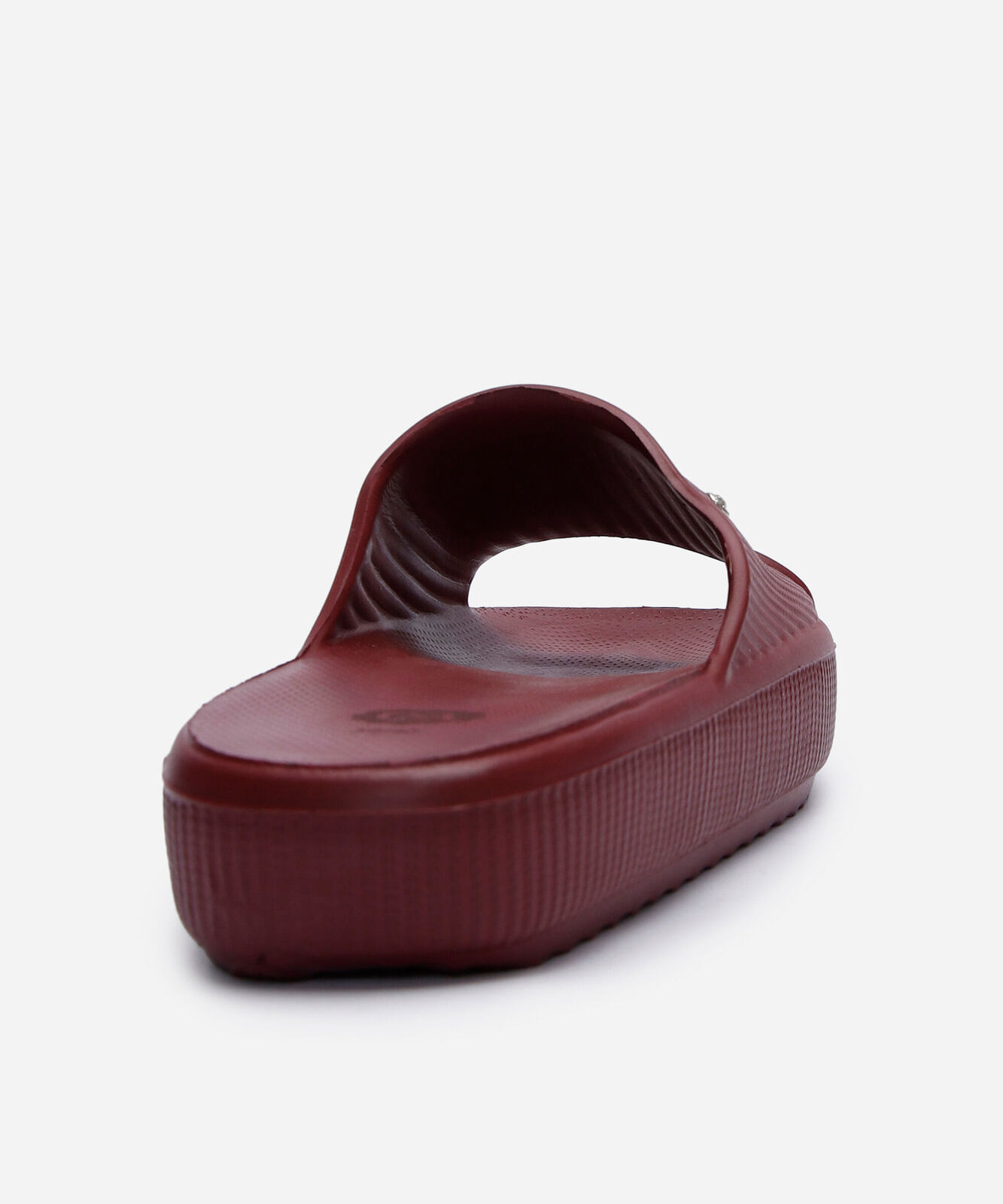 chinelo slide texturizado vermelho