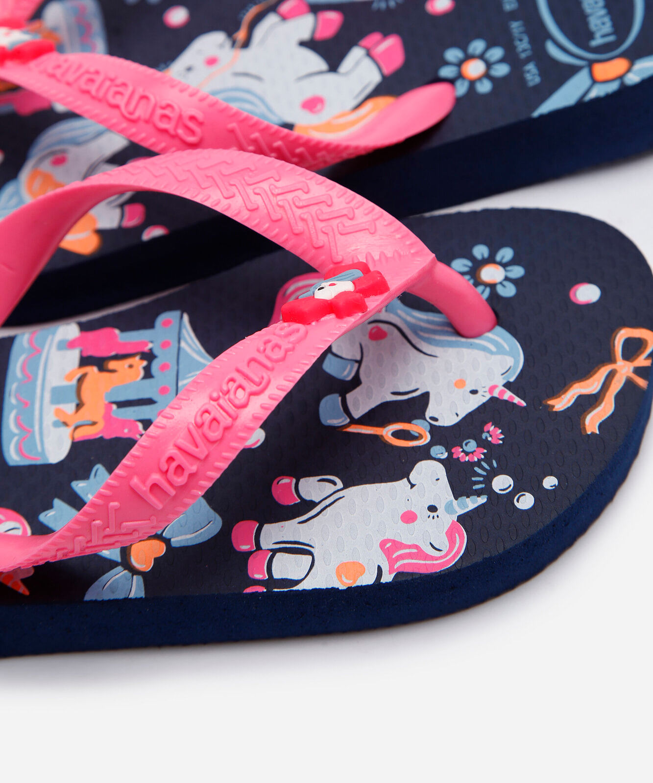 chinelo infantil havaianas fantasy azul