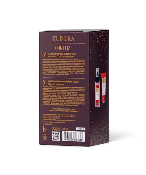 kit eudora presenteável para mães instance rosa absoluta 75ml e 30g