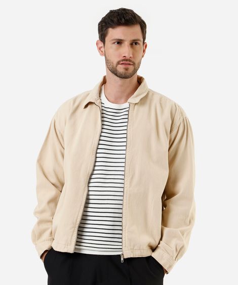 camiseta masculina de tricot manga longa listrada off white