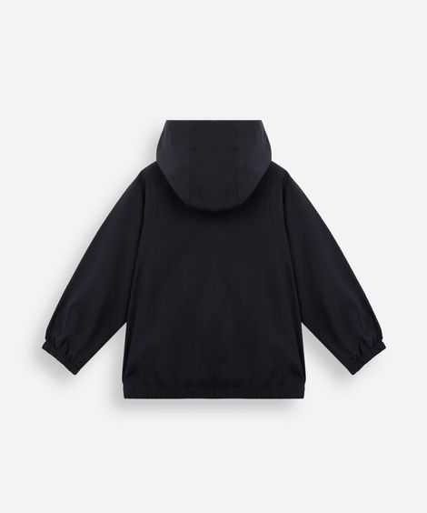 jaqueta infantil corta vento preta