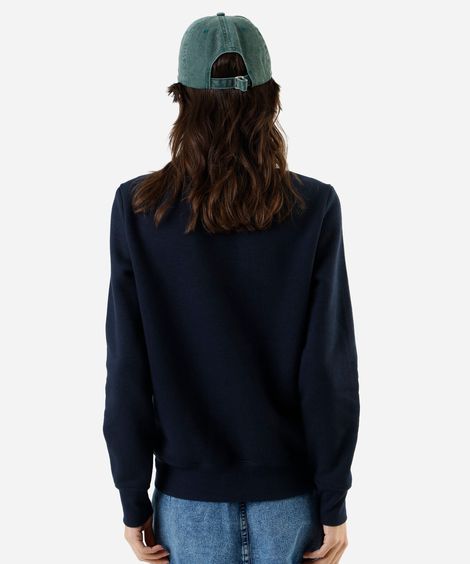 blusão feminino de moletom palm springs califórnia azul