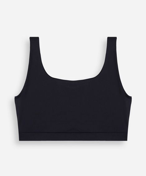top esportivo juvenil básico preto