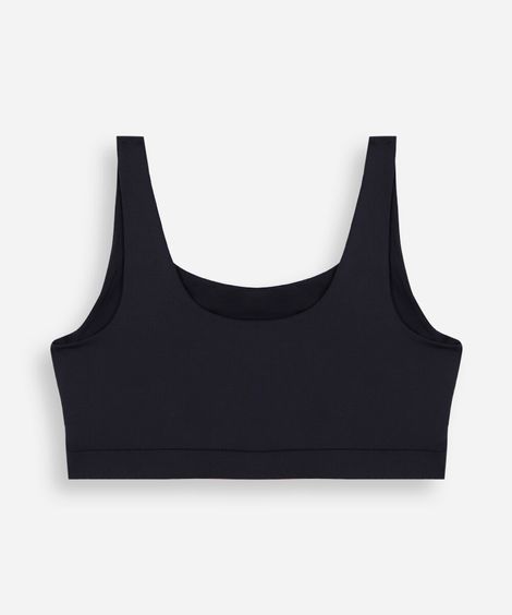 top esportivo juvenil básico preto