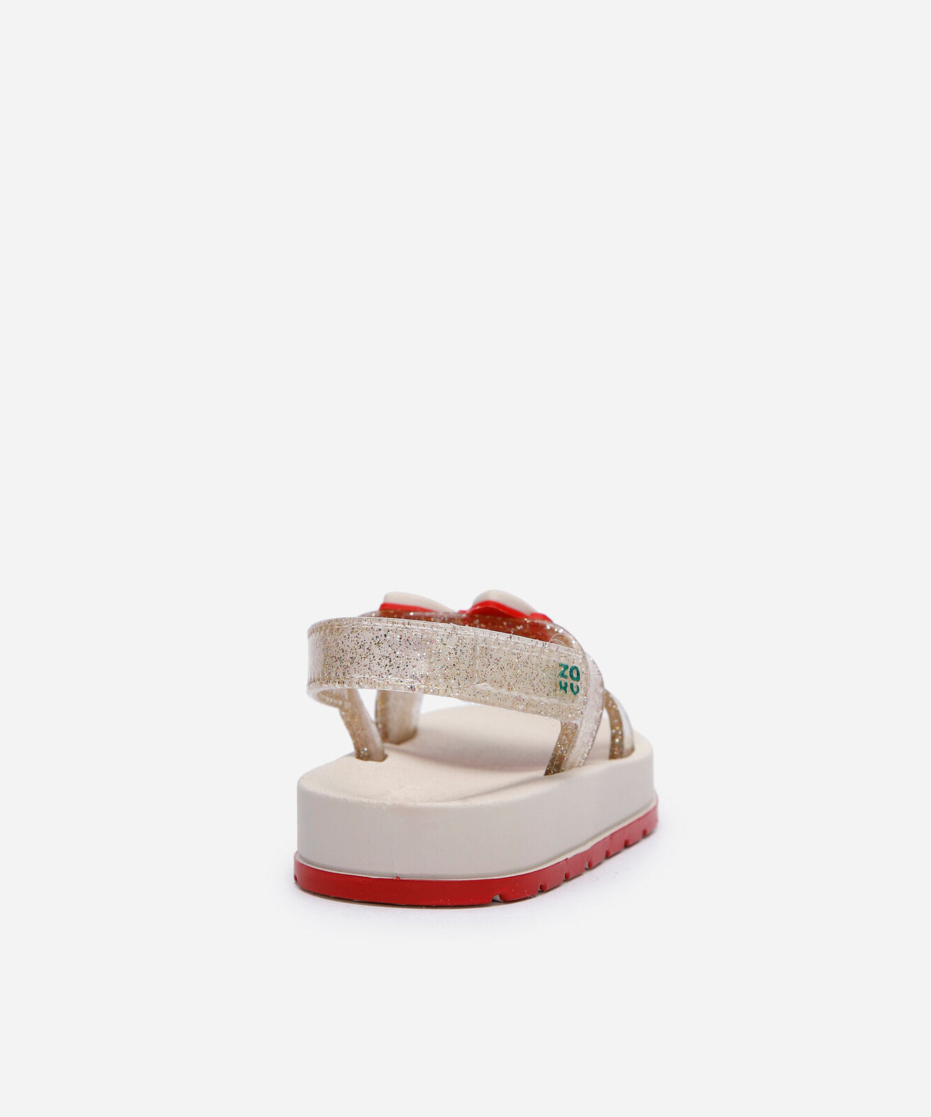 sandália infantil cereja zaxy off white
