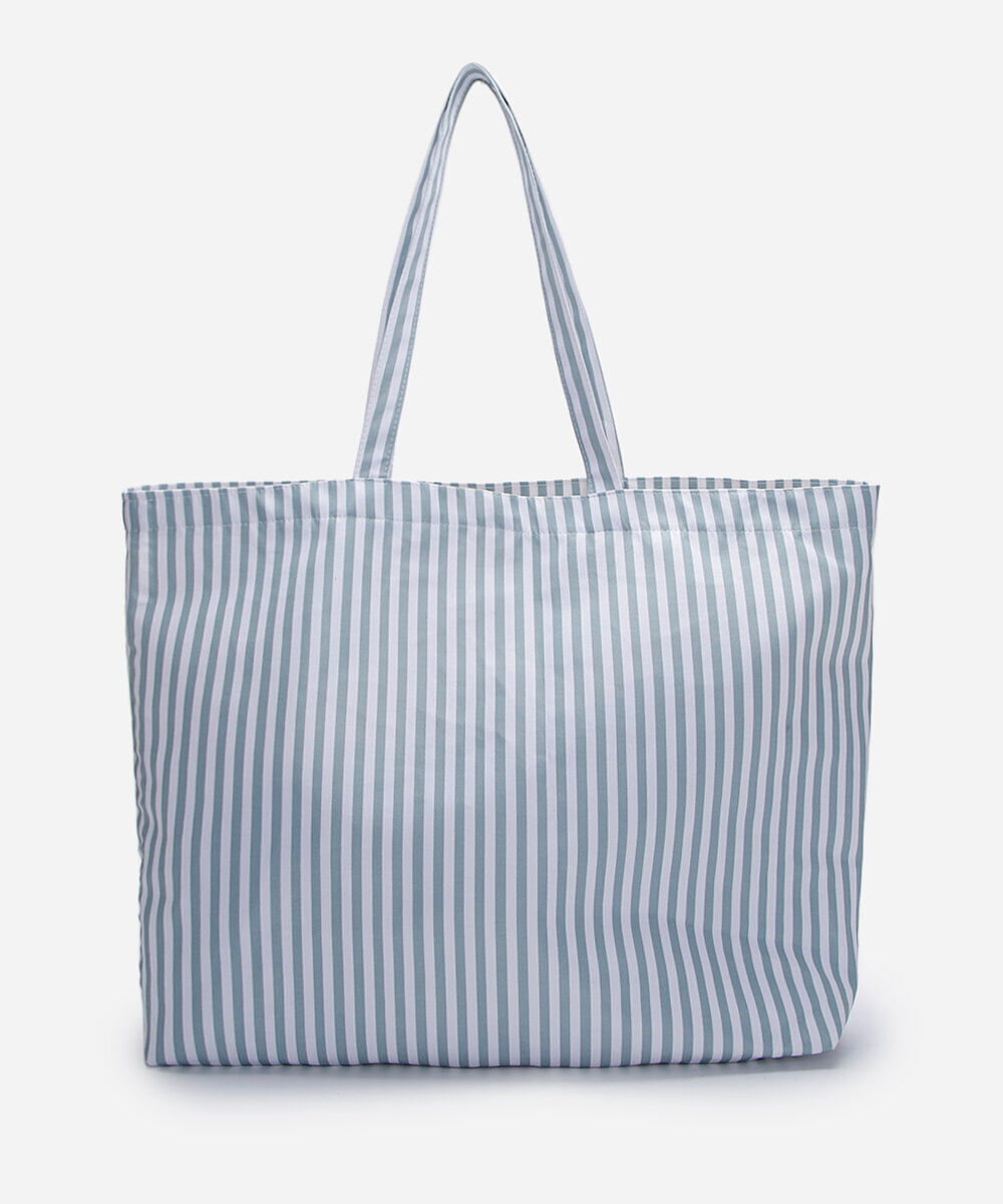 bolsa tote listrada colorida