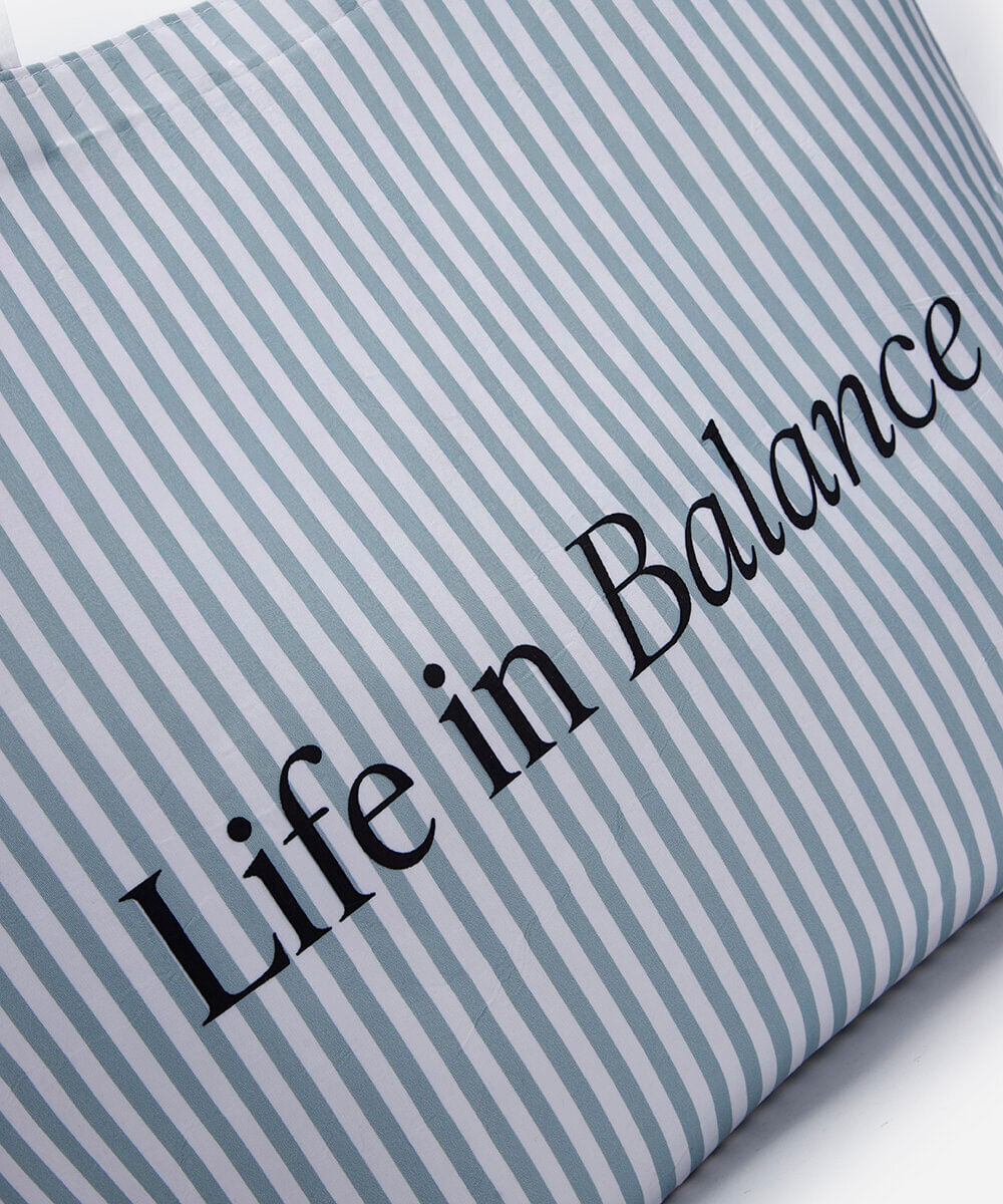 bolsa tote listrada colorida