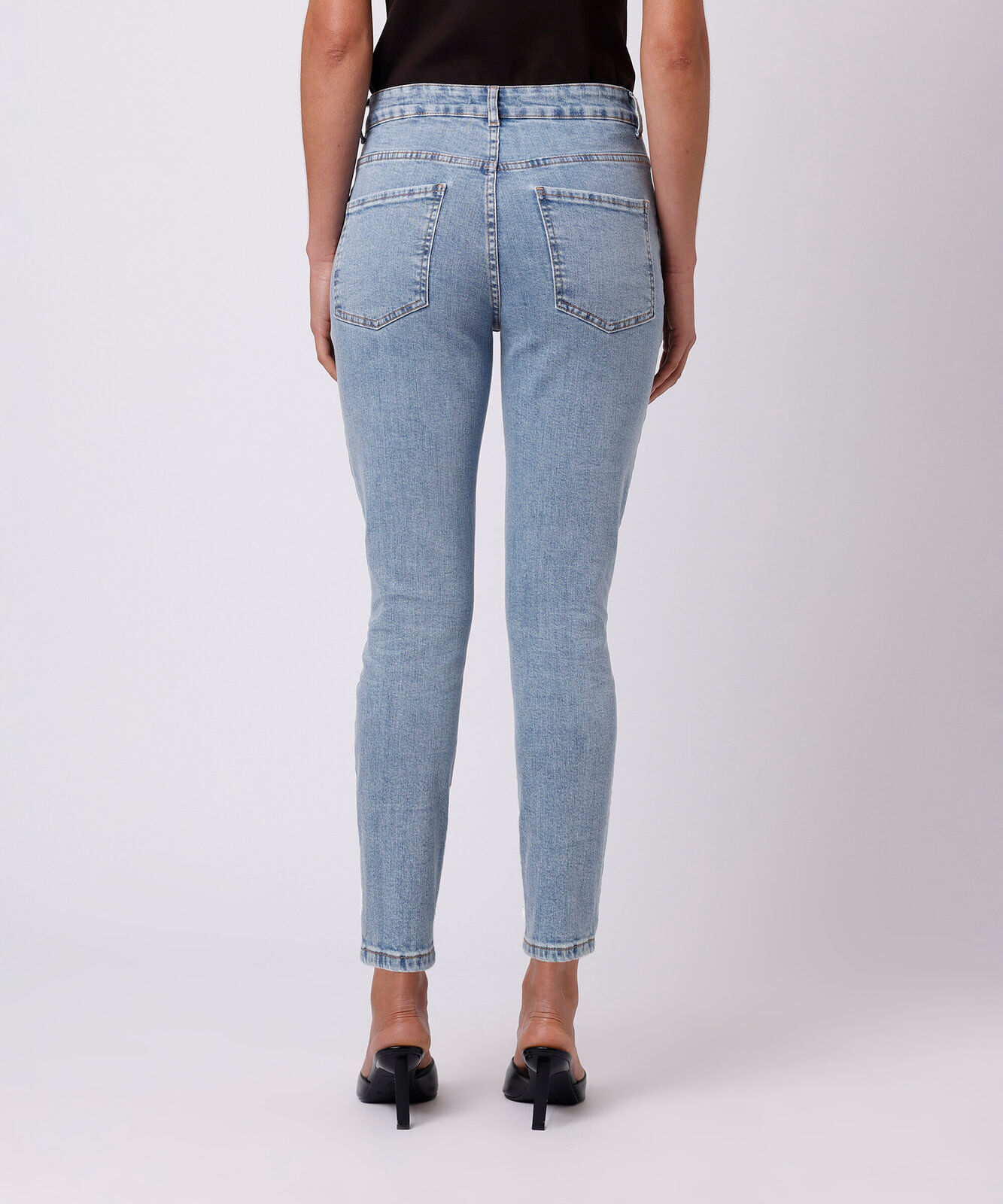calça skinny feminina jeans mindset azul