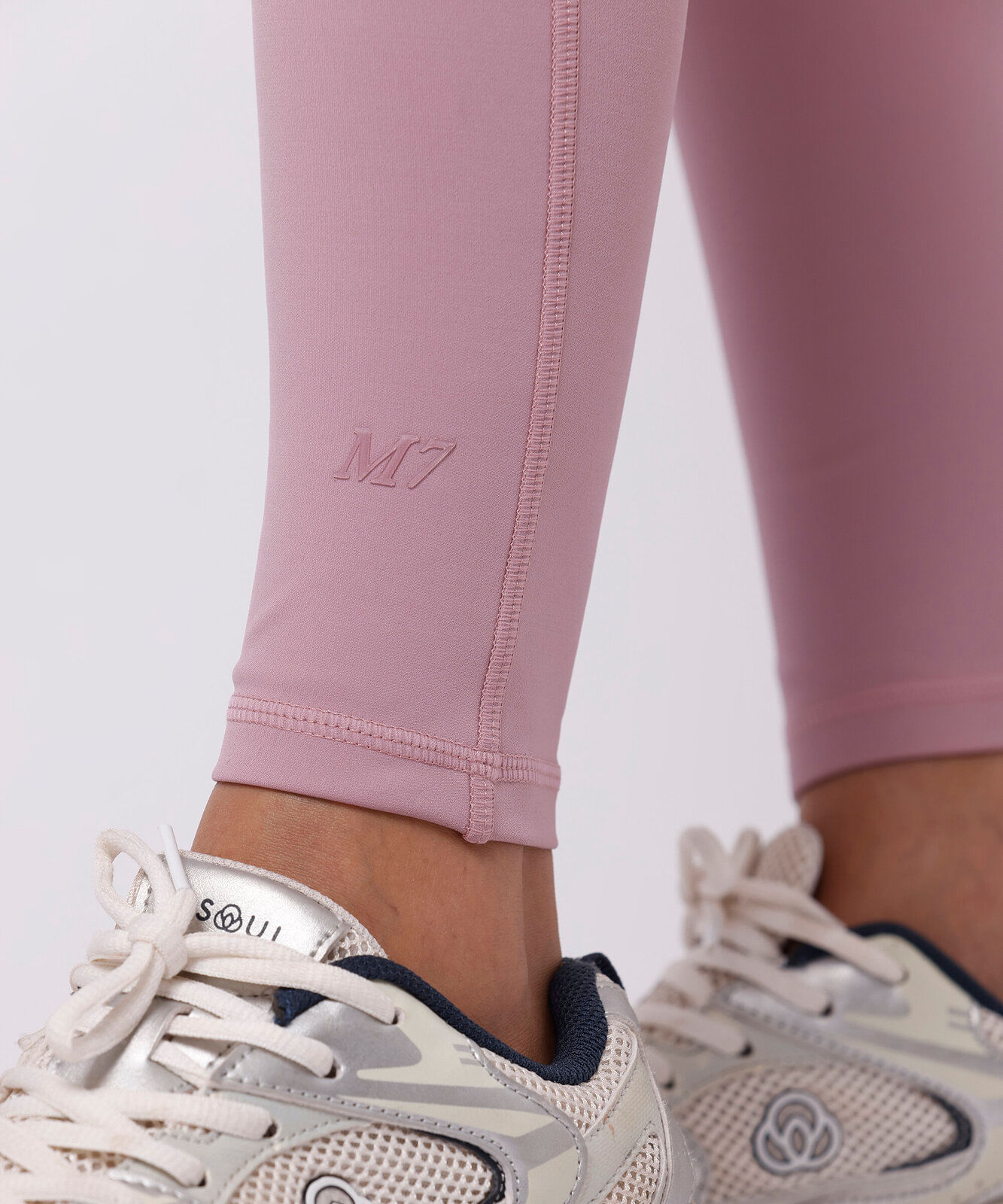 calça legging feminina com bolsos mindset sport rosa