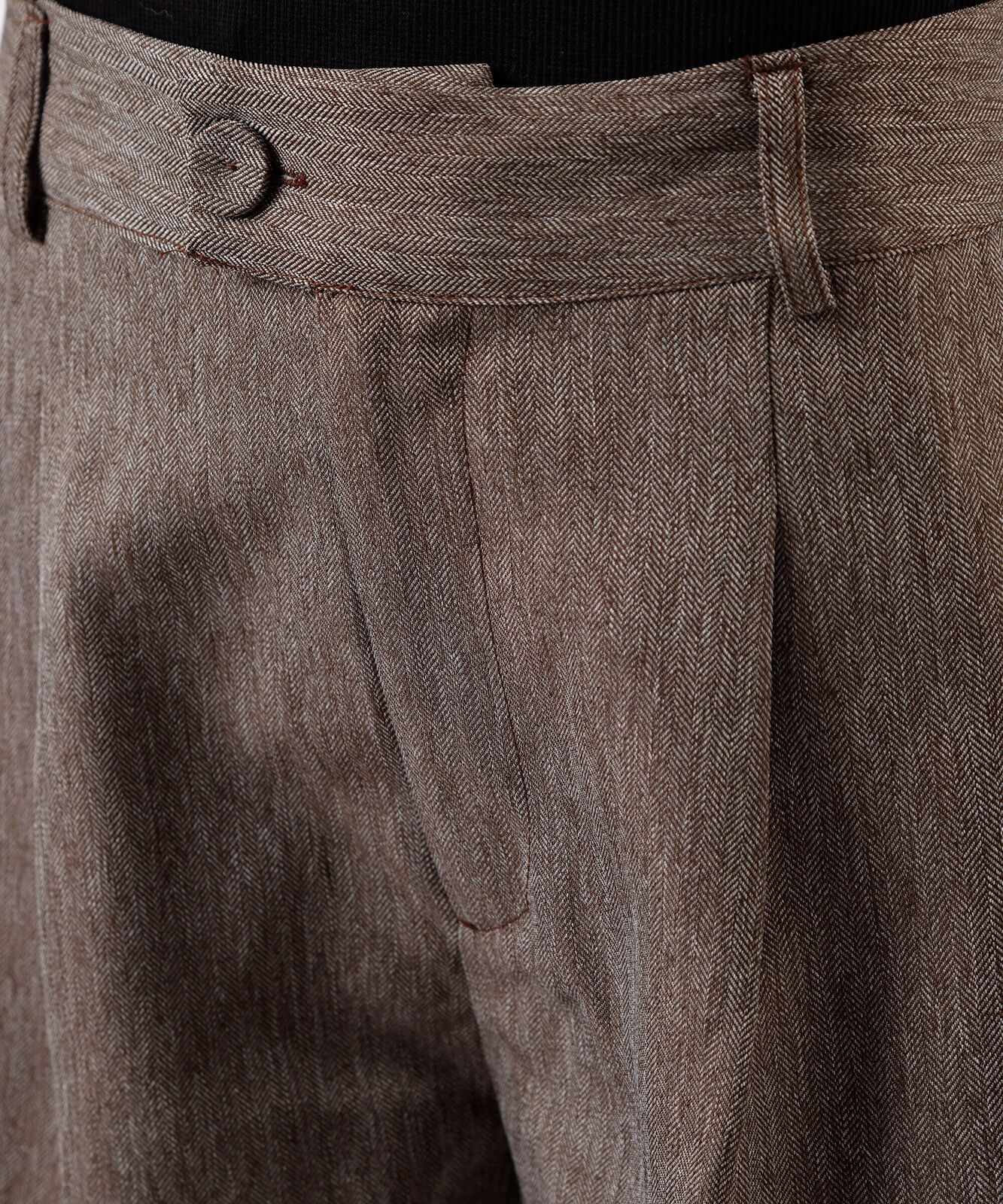 short de alfaiataria feminino texturizado marrom