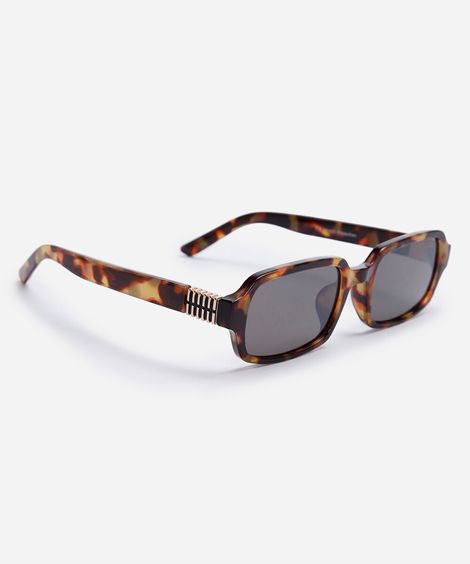 óculos de sol feminino quadrado de acetato tartaruga triton colorido