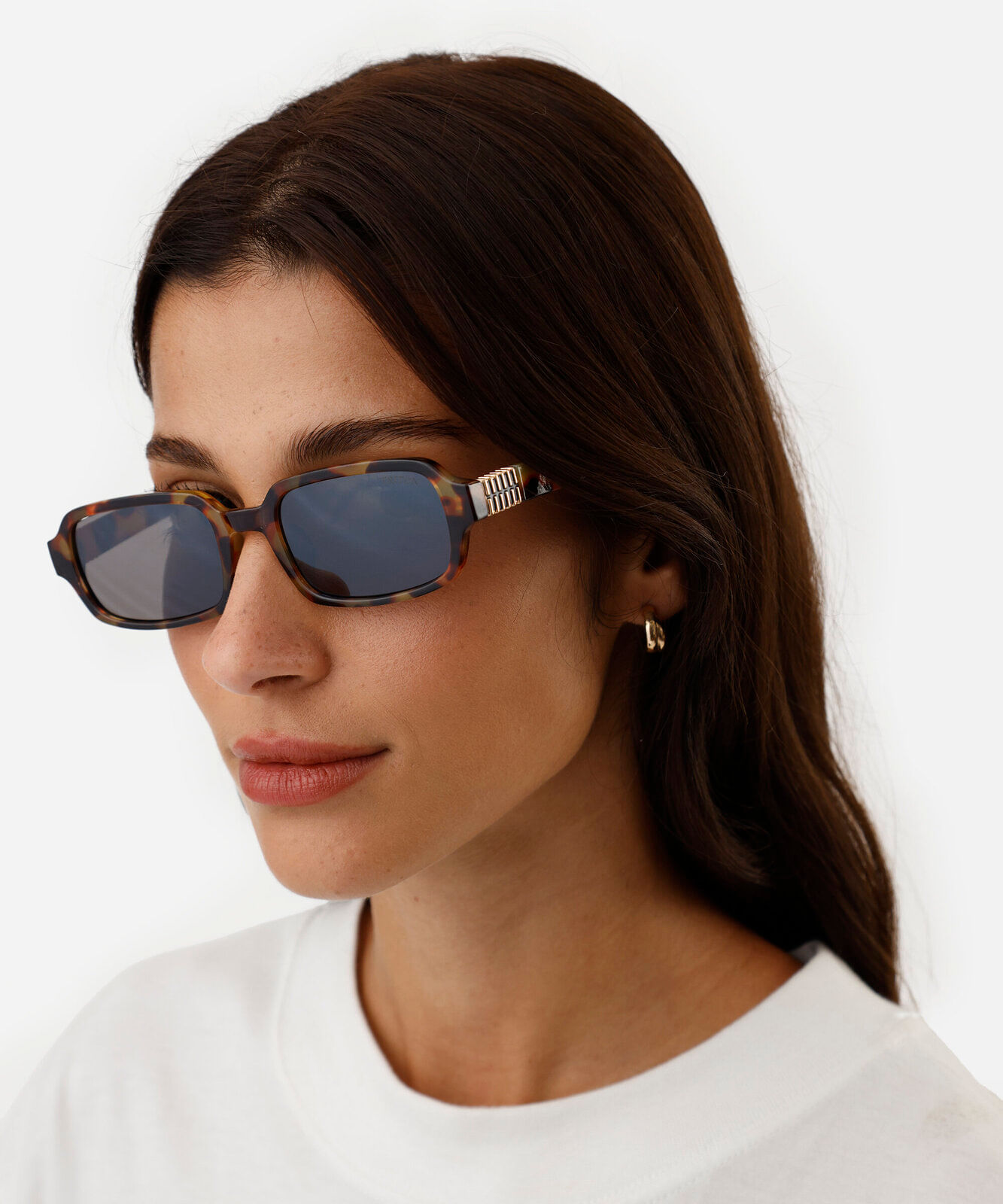 óculos de sol feminino quadrado de acetato tartaruga triton colorido