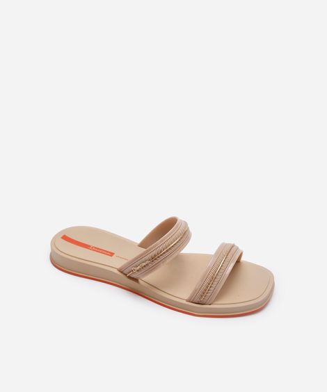 chinelo slide ipanema glow bege
