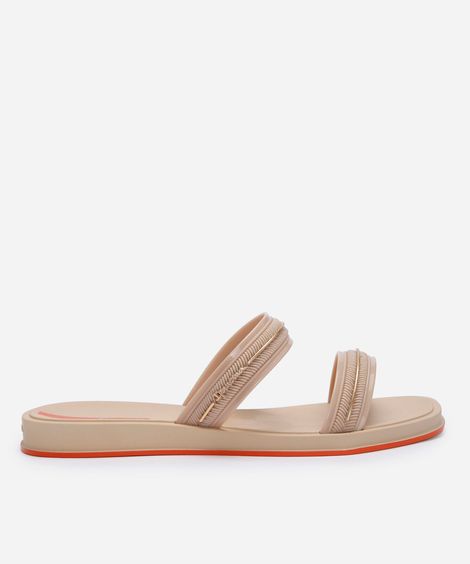 chinelo slide ipanema glow bege
