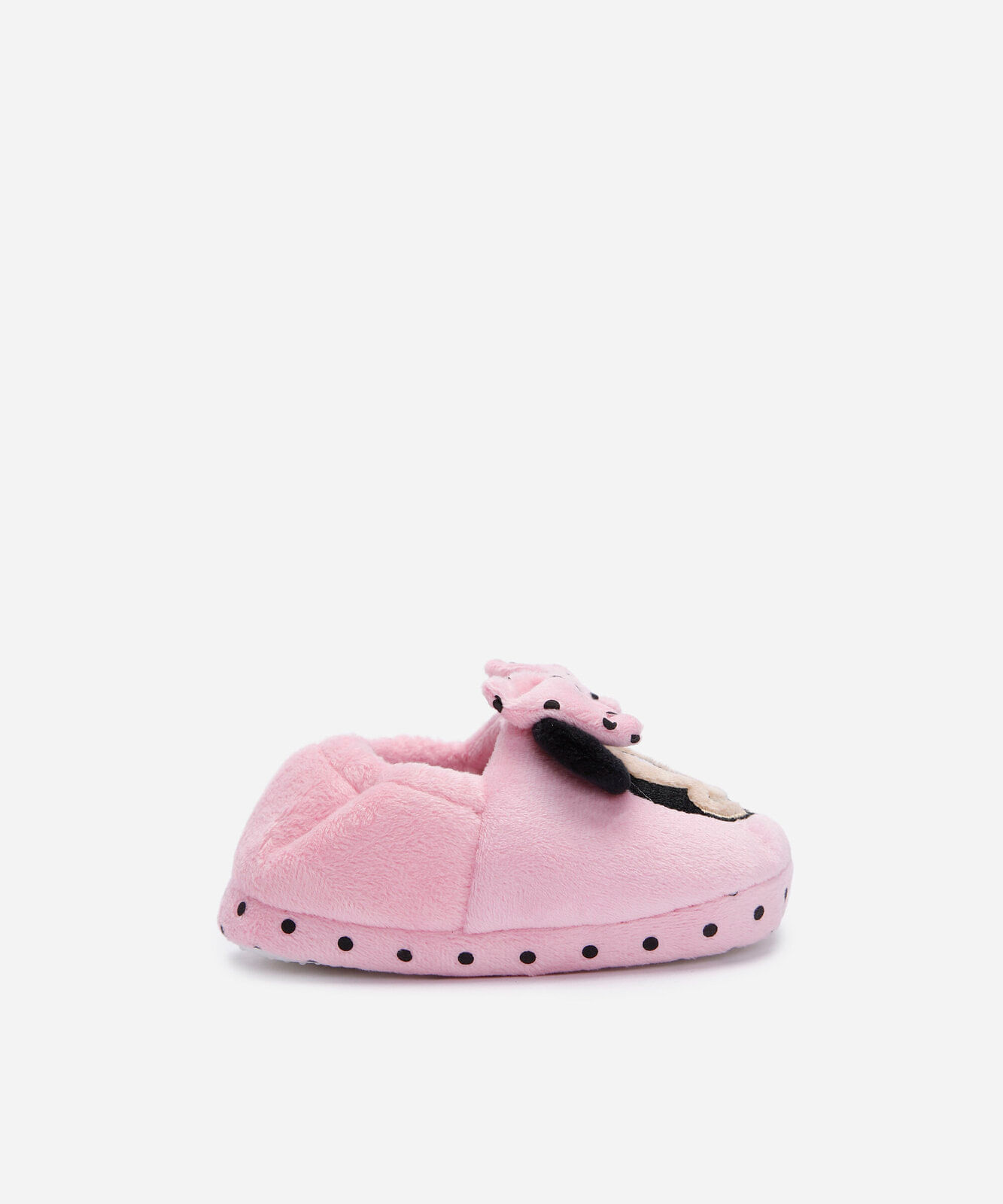 pantufa infantil minnie mouse rosa