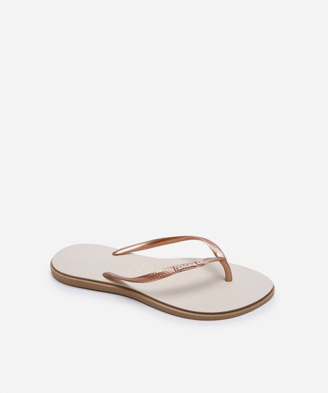 chinelo slim point havaianas off white